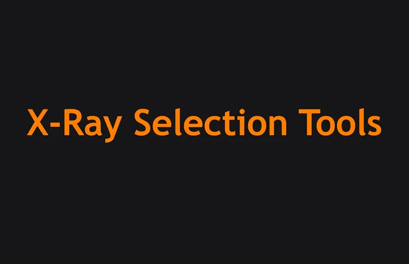 Blender区域对象射线选区工具 - X-Ray Selection Tools v4.9.0