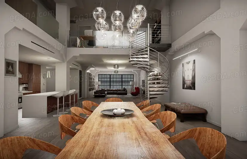 现代高级豪华公寓-Archinteriors Vol 1 Scene 4