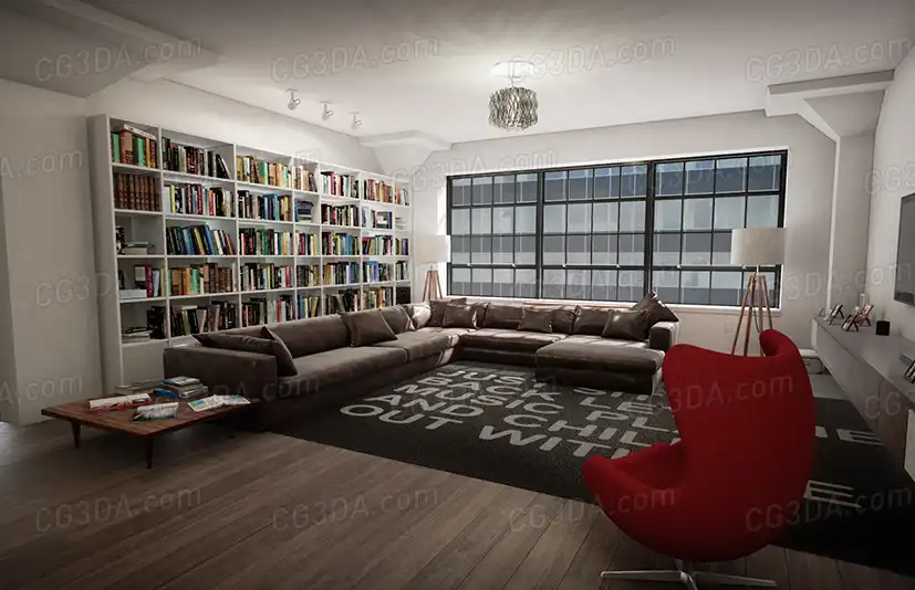 现代高级豪华公寓-Archinteriors Vol 1 Scene 4
