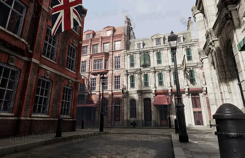 维多利亚街景-Victorian Street