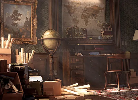 维多利亚时代的室内环境-Victorian Interior Environment