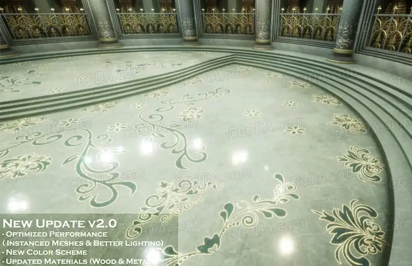 华丽的哥特式宫殿-Ornate Gothic Dome