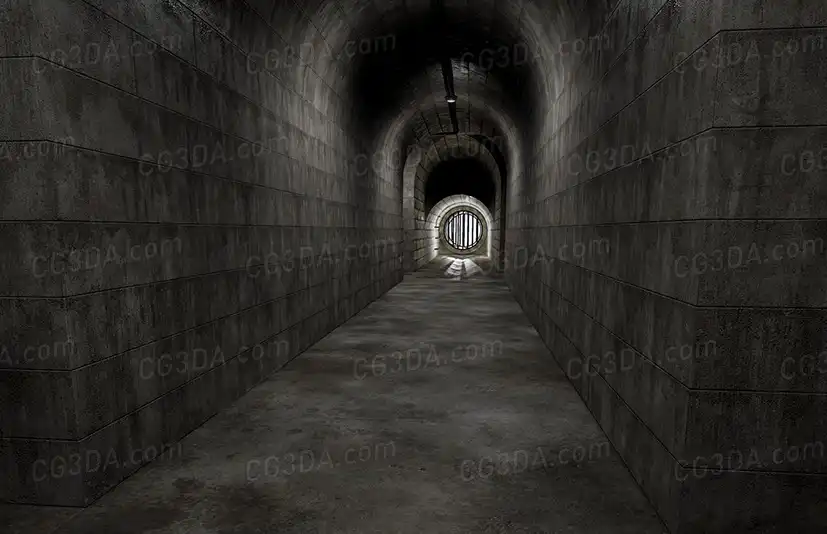 城市下水道区域-Sewers and Underground Modular Set - Spooky Environment Building