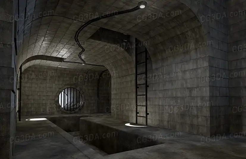 城市下水道区域-Sewers and Underground Modular Set - Spooky Environment Building
