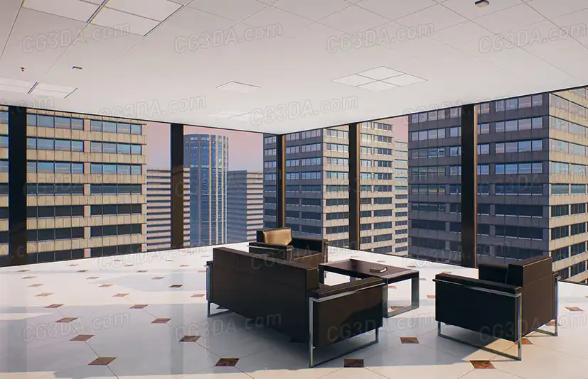现代办公大楼-QA Office and Security Room