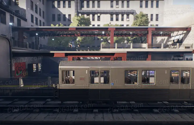 城市地铁站-Subway Environment
