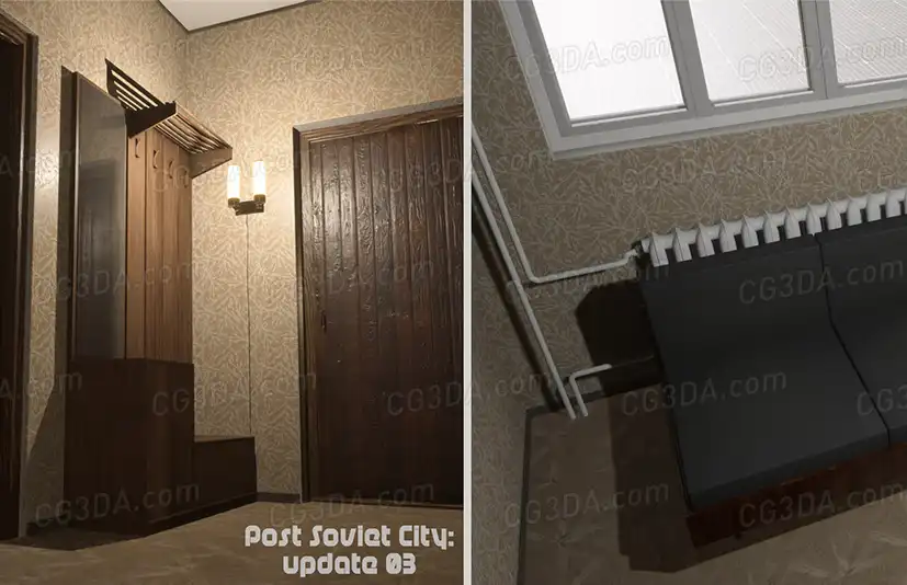 苏维埃城市建筑-PostSoviet City Pack
