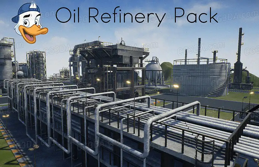大型炼油厂-Oil Refinery Pack