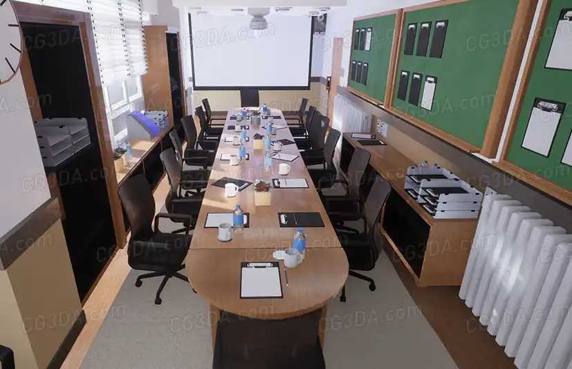 办公室会议室-Office Meeting Room v.02
