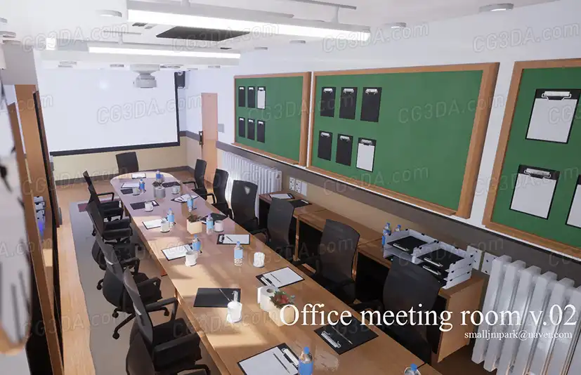 办公室会议室-Office Meeting Room v.02