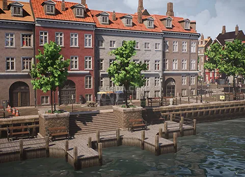 北欧港口城市-Nordic Harbour - Modular City Building Kit