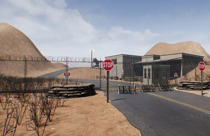 秘密军事基地-Modular Secret Military Base