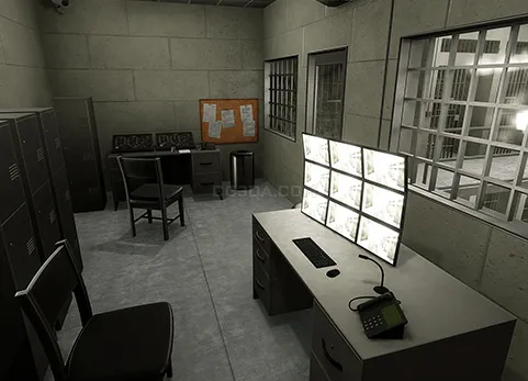 国外监狱牢房-Modular Prison Interior