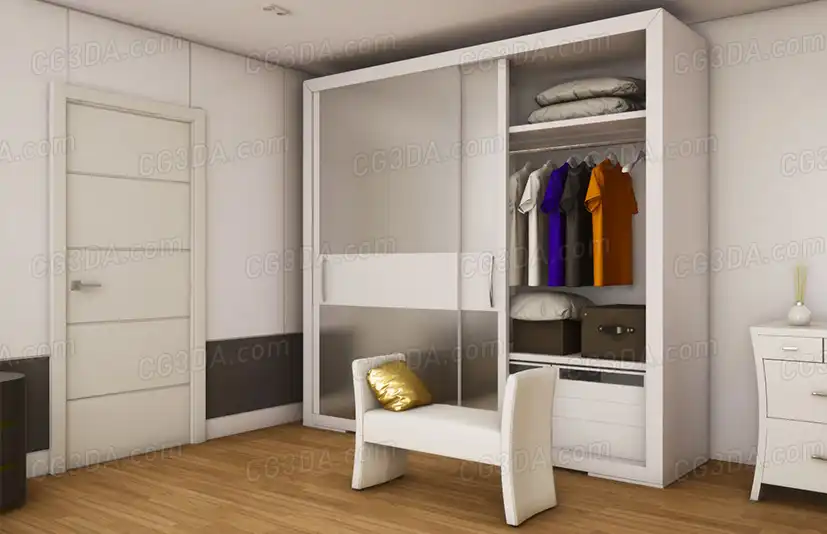 现代家居卧室-Modern Bedroom