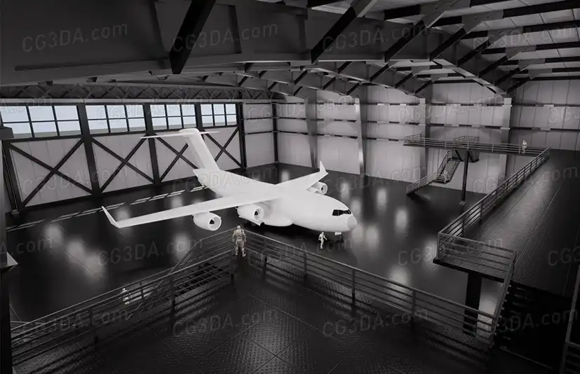 混合用途机库：仓库、飞机车库、造船厂-Mixed-use hangars: Warehouses, Aircraft garage, Shipyards