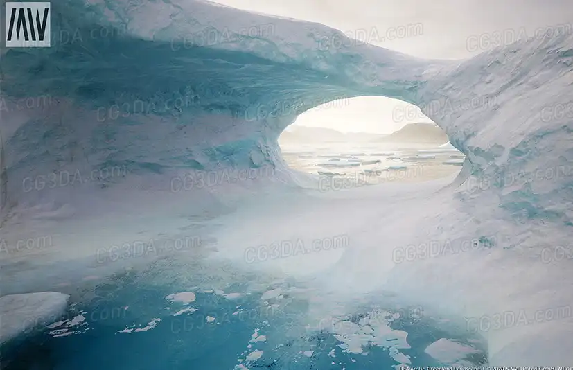 北极格陵兰景观-MW Arctic Greenland Landscape