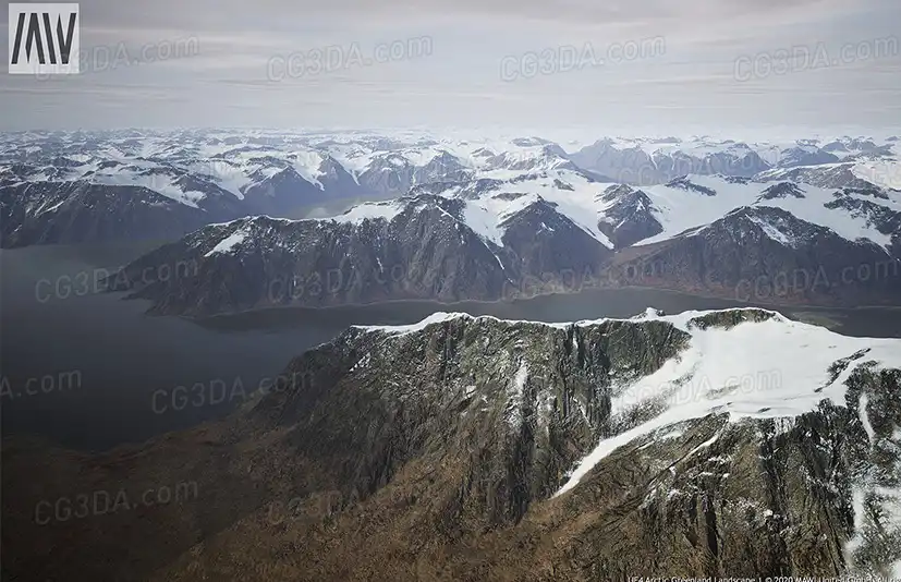 北极格陵兰景观-MW Arctic Greenland Landscape