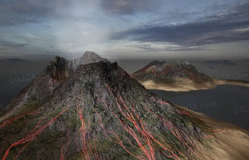 火山岛屿-Brushify - Volcano Pack