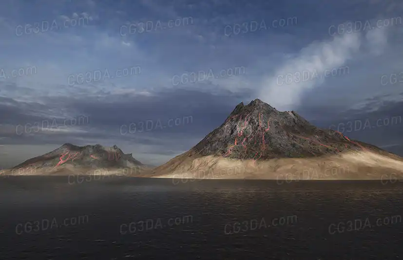 火山岛屿-Brushify - Volcano Pack