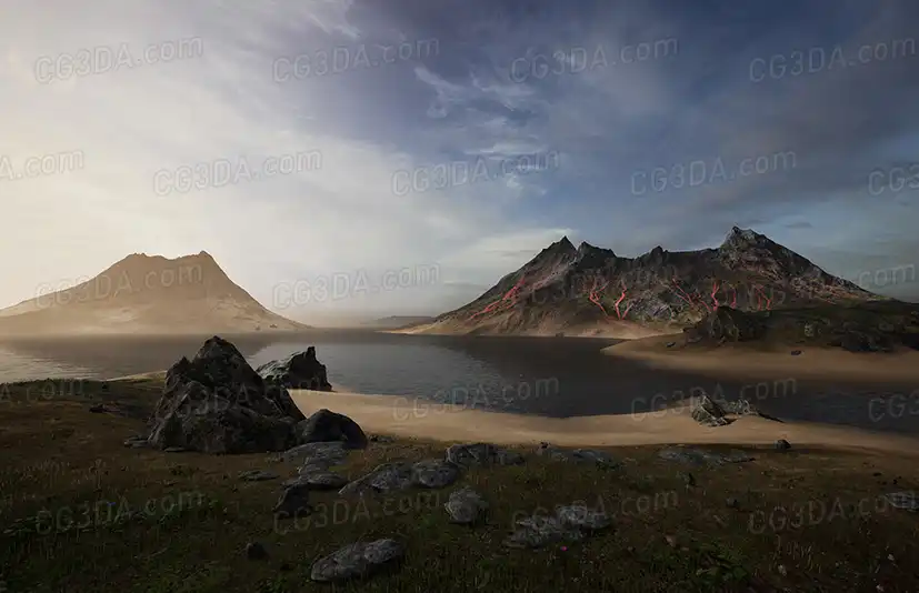 火山岛屿-Brushify - Volcano Pack