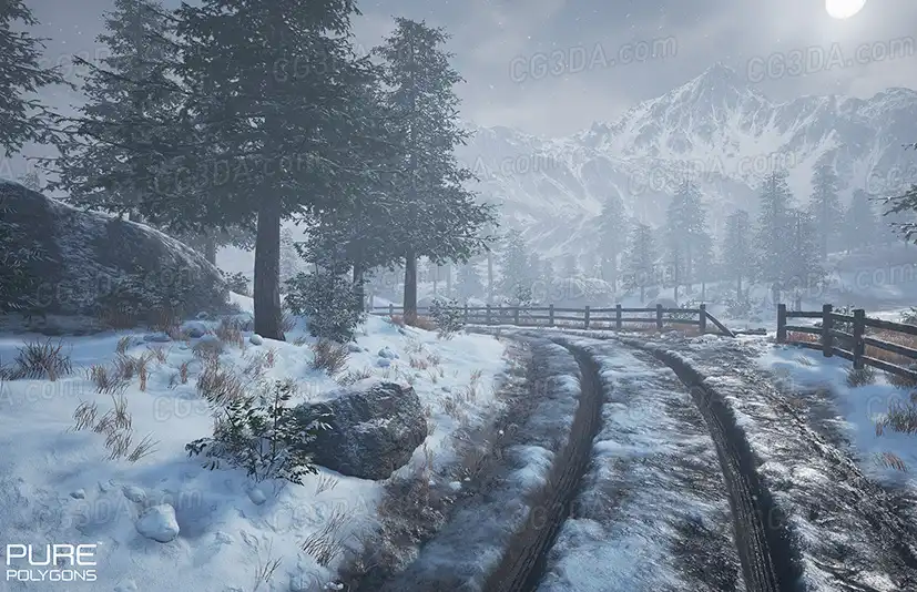 深山丛林-Procedural Nature Seasons Pack