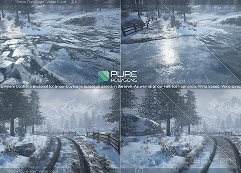 深山丛林-Procedural Nature Seasons Pack