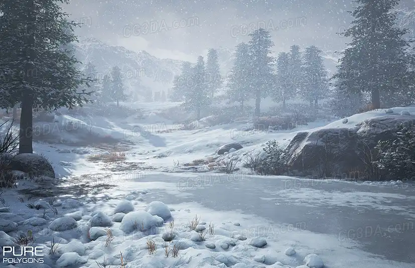深山丛林-Procedural Nature Seasons Pack