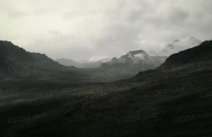 荒芜山脉-Lowlands Landscape