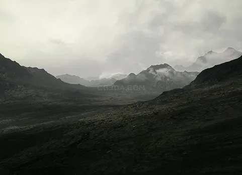 荒芜山脉-Lowlands Landscape