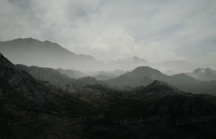 荒芜山脉-Lowlands Landscape