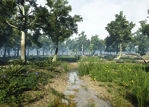 森林景观-3D-Scanned, Photo-Realistic Forest Landscape Asset Pack Vol. 2