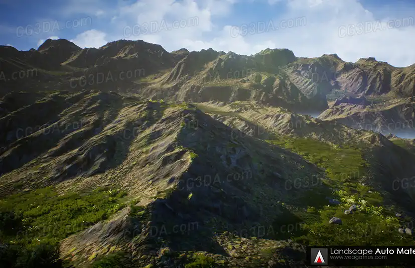 森林山石景观-Landscape Auto Material