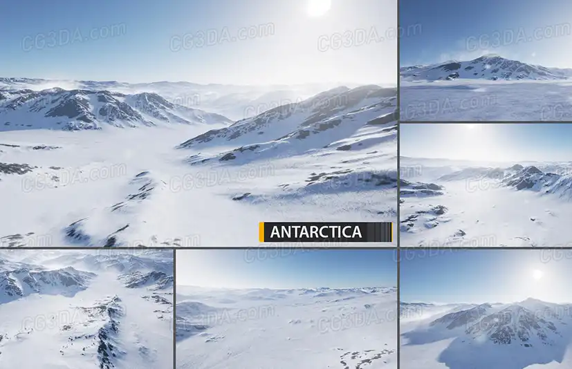 雪山/岛屿/山地风景包-Photorealistic Landscape Pack 4