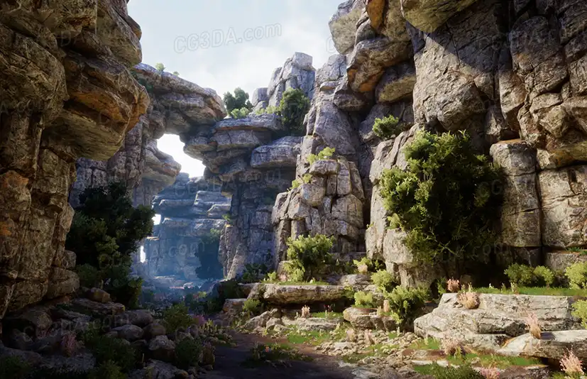 自然洞穴/悬崖-Nature Cave Cliff