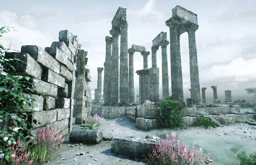 野外古代遗址-Modular Ancient Ruins