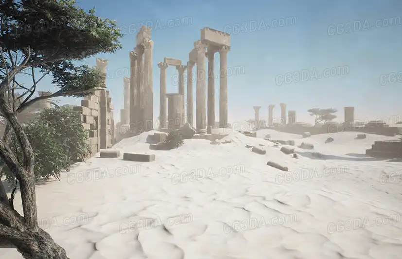 野外古代遗址-Modular Ancient Ruins