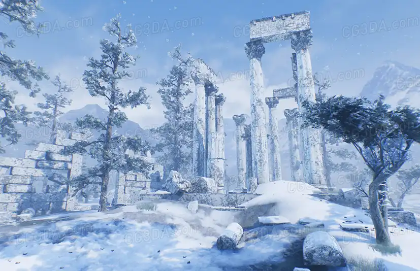 野外古代遗址-Modular Ancient Ruins