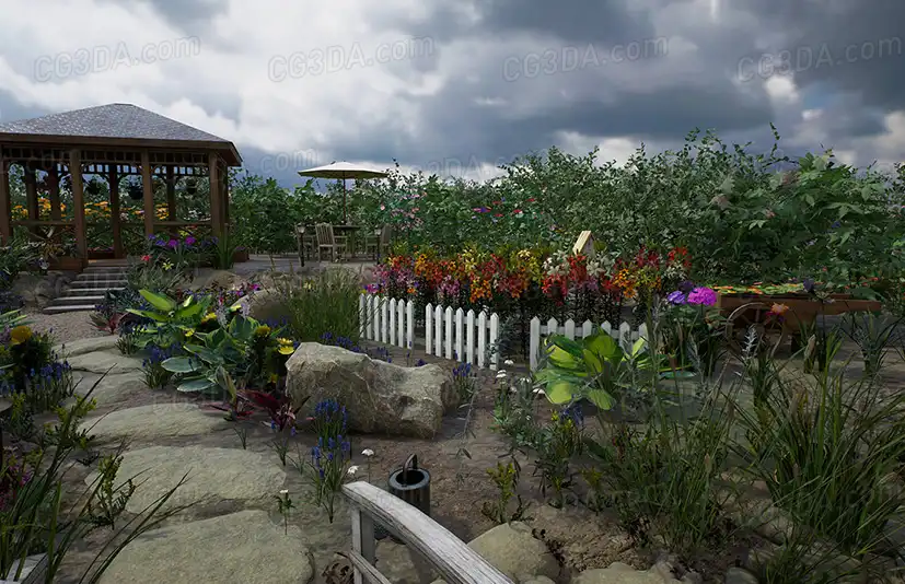 花园庭院-Flowers and Plants Nature Pack
