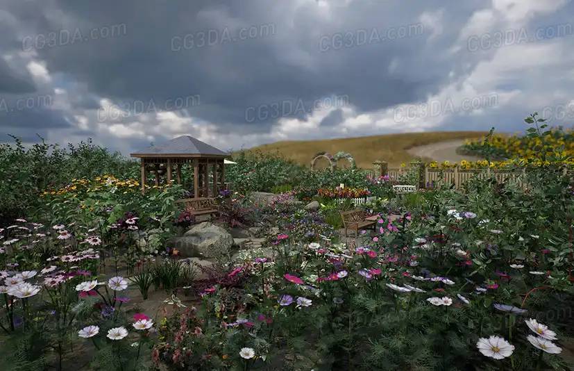 花园庭院-Flowers and Plants Nature Pack