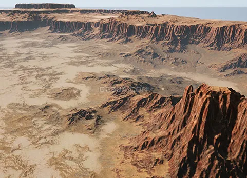 沙漠峡谷/岩石盆地-Desert Rock Planet