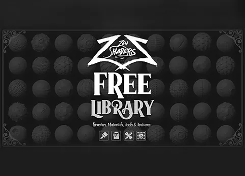 Blender Zenshaders 免费库 - ZenShaders Free Library