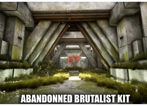 废弃粗野风格套件 - Abandonned Brutalist Kit