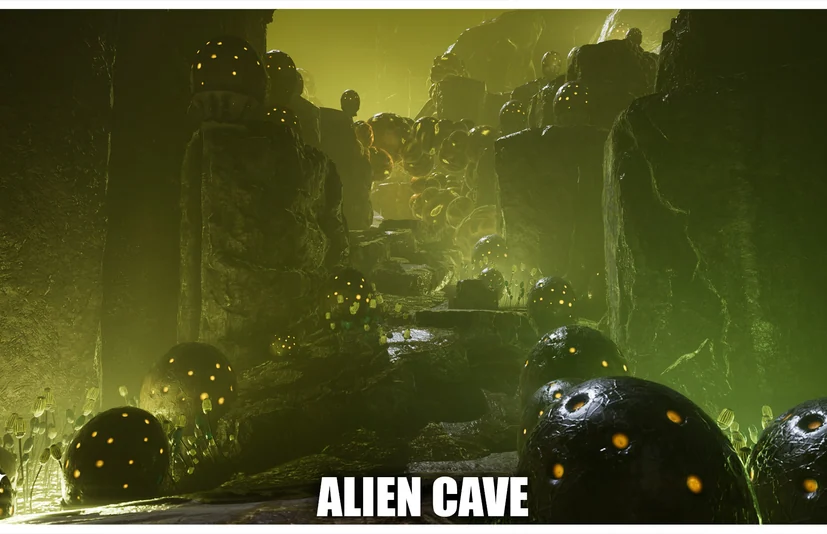 Alien 洞穴 Biome