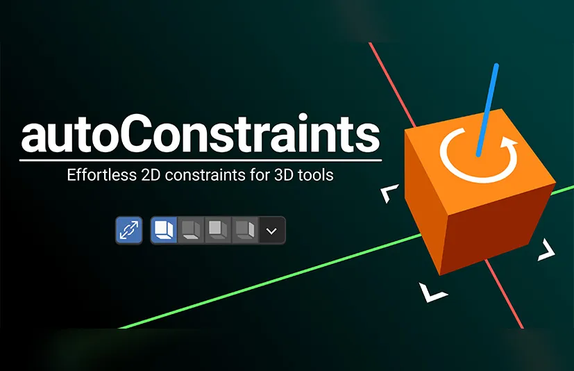Blender自动添加轴约束工具 - Auto-Constraints v1.1