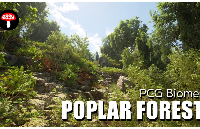 阔叶白杨森林 - PCG（程序化内容生成）生物群系