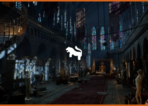 暗黑奇幻教堂环境包 - Dark Fantasy Church Environment ( Fantasy Church Medieval Medieval Fantasy 3D )