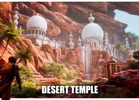 沙漠神庙模块化套件 - Desert Temple Modular Kit