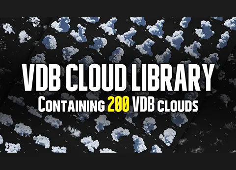 Blender真实VDB体积云200云资产库云雾模型 - Real Cloud 1.0.3