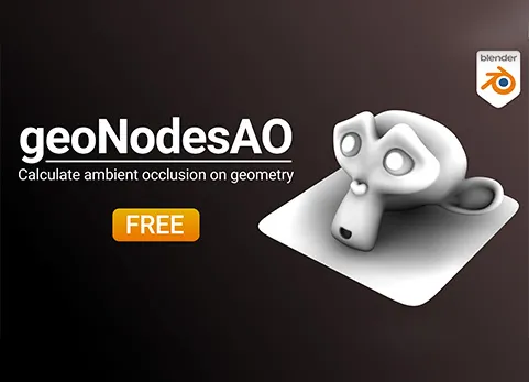 Blender AO生成器 - geoNodesAO