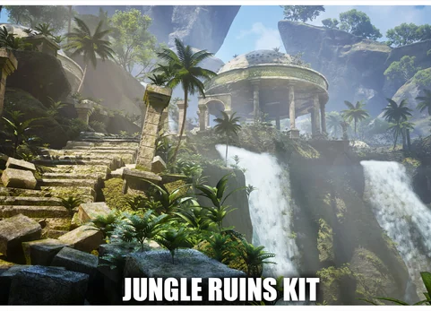 丛林遗迹模块化套件 Jungle Ruins Modular Kit